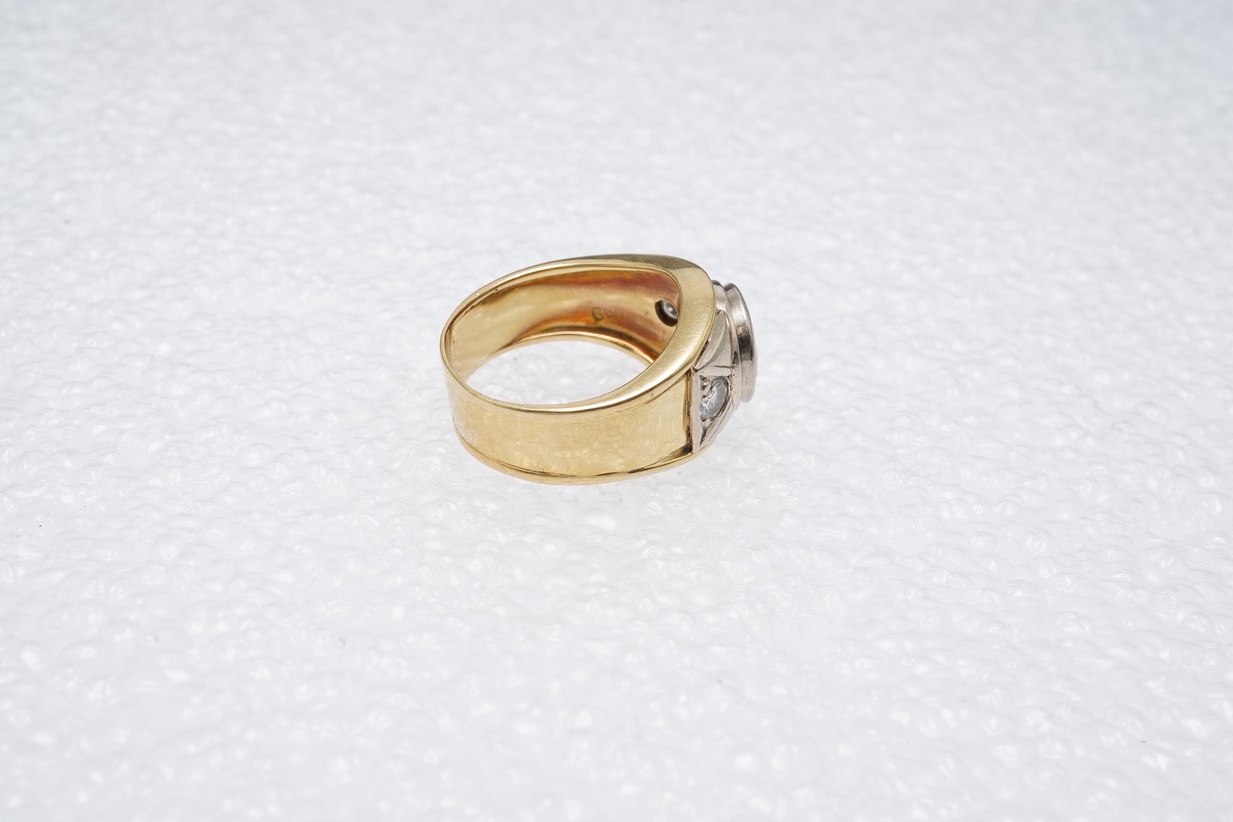 A diamond dress ring